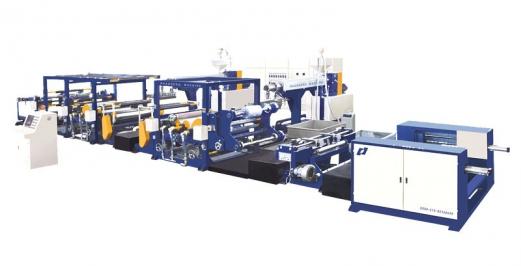 Double extruder OPP double - sided automatic plate coating machine